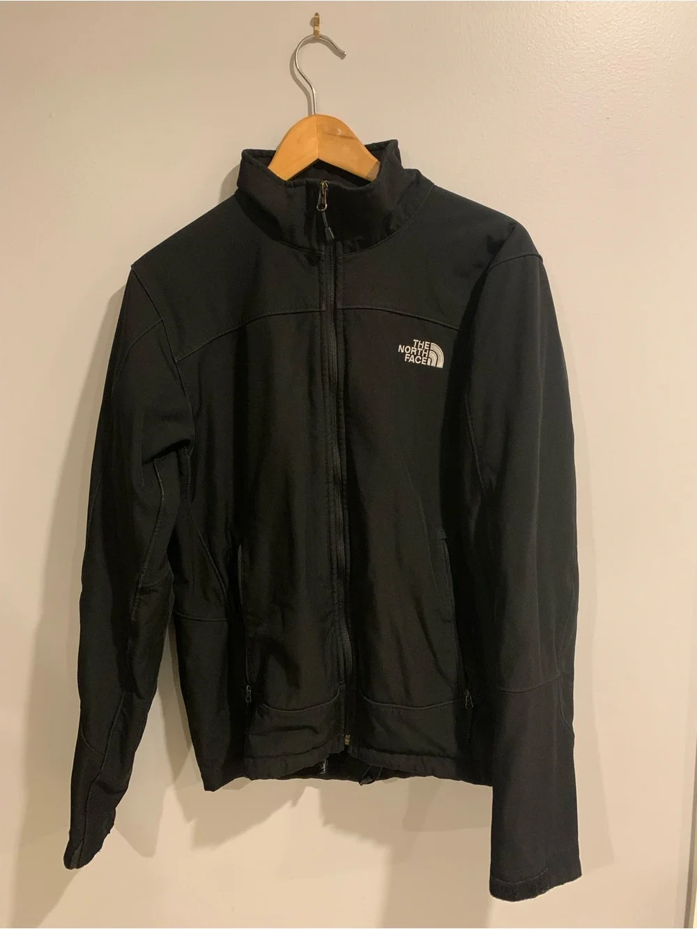 The North Face Black Softshell Zip Jacket